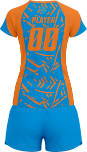 Tenue de volley-ball SpikeStorm Pro AeroSpike Elite, kit de volley-ball ThunderHit Premium, 100 % polyester, impression par sublimation intégrale - Product Image 3