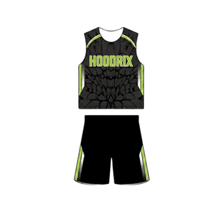Uniforme de lacrosse pour homme à séchage rapide, sans manches, respirant, vêtements de sport, impression personnalisée du nom du joueur, du nom de l'équipe, 100% polyester - Product Image 2