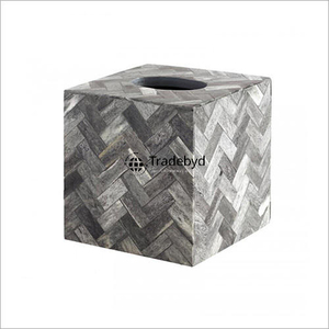 <b>Unique</b> Eco-Friendly Bone Inlay Handmade Stylish Decorative Tissue Holder Home Accent Tradebyd - Product Image 4