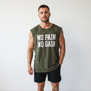 Débardeur sans manches pour homme, col rond, décontracté, pour la gym, la course à pied, l'entraînement, l'été, respirant, en coton et polyester - Product Image 1