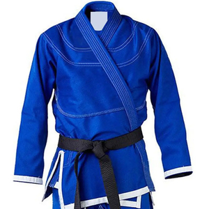 Kimono de Judo Azul Unisex para Adultos, Corte Regular, Poliéster/Algodón 280g, Duradero, Transpirable, de Secado Rápido, Ligero, Teñido Liso, para Artes Marciales - Product Image 4