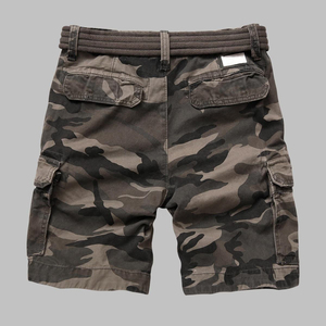 Shorts d'été pour hommes, shorts tactiques, pantalons slim fit, shorts cargo pour hommes, poches OEM, logo personnalisé - Product Image 3