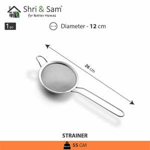 12 CM Stainless Steel <b>Strainer</b> for <b>Colanders</b> & <b>Strainers</b> - Product Image 2