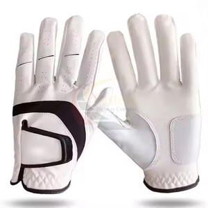 Guantes de Golf de Cuero Genuino Cabretta para Hombre, Personalizados por el Fabricante, Transpirables, Antideslizantes, de Lujo, para Mano Izquierda, Paquete Individual - Product Image 5