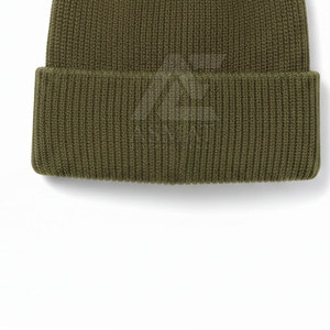 Bonnet d'hiver tendance en 100 % laine de couleur unie, fabriqué dans la meilleure matière, bonnet le plus vendu en promotion - Product Image 5