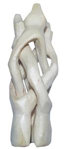 Brûleur d'encens sur trépied Cobra en bois de peuplier naturel de 4 pouces avec fonctions anti-odeur et écologiques - Product Image 2