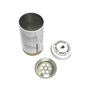 White Round Tin Can <b>Metal</b> <b>Box</b> Dog Dry Shampoo Packaging Container 113g Round <b>Metal</b> <b>Box</b> Towel Packaging <b>Box</b> - Product Image 4