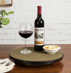 Organisateur de cuisine multifonctionnel en bois d'acacia moderne, fait main, durable, plateau tournant Lazy Susan, rangement de comptoir - Product Image 5