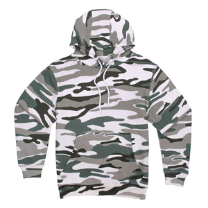 Sudadera con Capucha Unisex de Primera Calidad, Estilo Vintage, Mezcla de Poliéster/Algodón, con Estampado de Camuflaje - Product Image 1