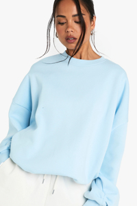 Sudadera de cuello redondo para mujer, de manga larga, informal, de punto, de algodón, impermeable, ecológica, blanca y amarilla, estilo invierno, con insignia - Product Image 2