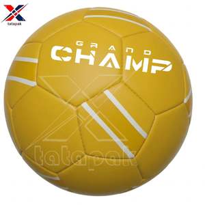Ballon de football professionnel taille 5, laminé, en caoutchouc PVC PU TPU, logo personnalisé, cousu à la machine, pour entraînement et matchs en extérieur - Product Image 2