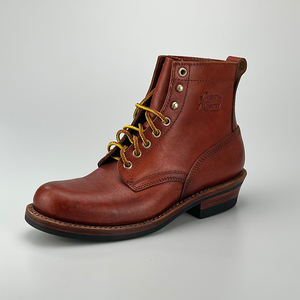 <span class=keywords><strong>Bottes</strong></span> en <span class=keywords><strong>cuir</strong></span> durables bon marché Satisfaction de la qualité Bonne finition <span class=keywords><strong>Cuir</strong></span> véritable Imperméable Design plat pour l'automne hiver - Product Image 2