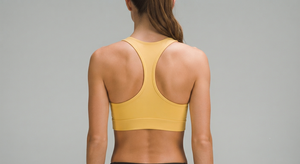 Women Light <b>Support</b> Sports Bra Seamless Quick Dry Workout <b>Crop</b> <b>Top</b> Removable Padding Yoga Fitness Activewear Nylon Spandex Lace - Product Image 3