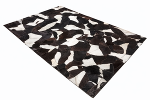 Tapis en cuir imperméable antidérapant à motif floral moderne, en velours bouclé/coupe, avec envers en jute, pour usage domestique et extérieur - Product Image 4