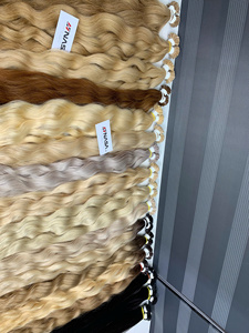 Extensiones de Cabello Virgen Vietnamita Remy con Punta Plana de Queratina, Teñidas, de Alta Calidad, a Granel, 100g, Precio de Fábrica NasaHair - Product Image 3