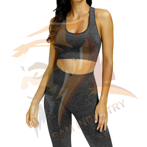 Ensembles de yoga personnalisables pour femmes, de haute qualité, à prix raisonnable, avec taille élastique solide, ensemble de yoga pour femmes - Product Image 4