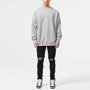 Sudadera con capucha y parche bordado, estilo desgastado, de peso pesado, oversize, para hombre - Product Image 4