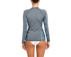 Traje de Baño de Manga Larga para Mujer, Protección Solar, Color Sólido Sublimado, para Tomar el Sol - Product Image 6