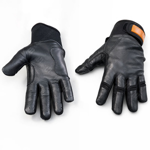 Black Leather Batting Gloves Unisex Adult Training Durable <b>Baseball</b> Batting Gloves for Maximum Comfort and Better <b>Bat</b> Control - Product Image 3