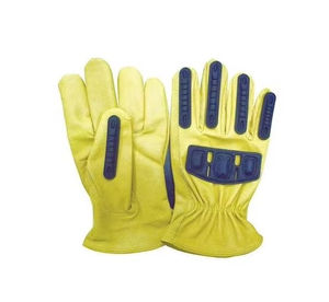 Guantes de Trabajo Mecánicos Tácticos, Guantes de Seguridad con Palma de Cuero Sintético, para Construcción, Montaje, Manipulación de Herramientas, Protección Duradera para las Manos - Product Image 5