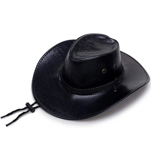 Sombrero Vaquero Occidental de Lana 100% de Alta Calidad, Unisex, de Fieltro Decorativo, Precio Económico, Transpirable - Product Image 1