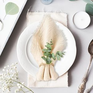 แหวนรัดผ้าเช็ดปากสไตล์โบโฮ 20 ชิ้น ลายใบยูคาลิปตัส พร้อมลูกปัดไม้ สำหรับงานแต่งงานและงานปาร์ตี้ในฤดูใบไม้ผลิและฤดูร้อน - Product Image 4