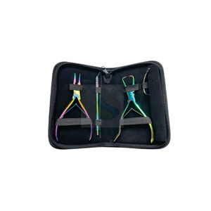 Kit de Herramientas para Extensiones de Cabello Chapadas en Oro de Primera Calidad – Aplicador de Microperlas con Pinzas Compuestas Duraderas - Product Image 5