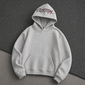 Factory Price combed cotton hoodie taped neck hoodie kangaroo pocket hoodie OEM Ready to Ship - Product Image 6