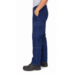 Pantalon de travail cargo en coton biologique, dernière conception, isolant, antistatique, ignifuge, pour mécaniciens, soudeurs et mineurs, grandes tailles, vente en gros - Product Image 5