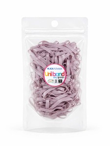 Élastiques à cheveux Uniband en TPU rose, haute qualité, écologiques, unisexes, fabriqués en Corée, pour usage quotidien, emballage en sachet OPP. - Product Image 1
