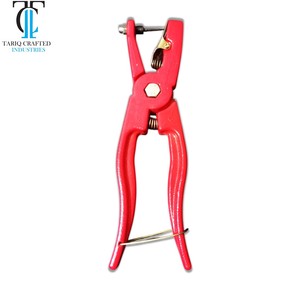 Outil d'application d'étiquettes d'oreille pour bétail vétérinaire, pince en acier inoxydable, TARIQ CRAFTED INDUSTRIES - Product Image 3
