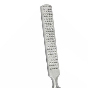 Râpe à pieds et éliminateur de callosités et cors, en acier inoxydable robuste, 7 pouces, pour usage sur pieds secs et humides - Product Image 6