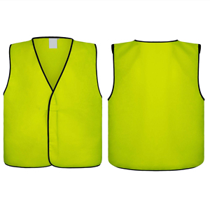 Chaleco de Seguridad Estilo Básico Económico, Color Fluorescente, Poliéster Transpirable, Chaleco de Trabajo Económico para Proyectos de Construcción - Product Image 4