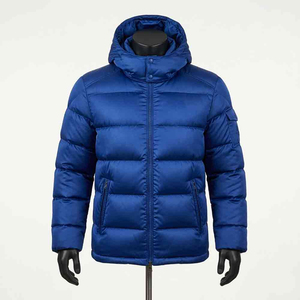 Veste matelassée décontractée pour homme, personnalisable avec logo, respirante, écologique, de haute qualité, épaisseur standard, col montant, hiver, OEM - Product Image 1
