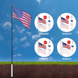 Guaina in PTFE per Asta Portabandiera di 20 e 25 Piedi, Prodotto di Qualità Premium - Product Image 3