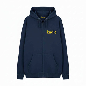 High Quality Cotton Zip Hoodie OEM service Fleece Unisex Hoodie Plus Size Men's Casual Fashion Embroidered Logo Hoodie - Product Image 1
