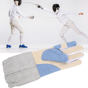 Guantes de Esgrima Protectores, Transpirables, Absorbentes de Sudor, Duraderos, Cómodos, Ligeros, para Entrenamiento Deportivo - Product Image 5