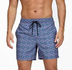 Short de bain camouflage pour homme, séchage rapide, avec cordon de serrage, décontracté, longueur courte, taille mi-haute, en polyester tissé - Product Image 5