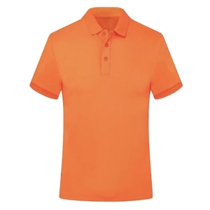 Polo en coton gris à manches courtes pour homme, décontracté, couleur unie, tricoté, respirant, coupe classique, avec boutons - Product Image 2