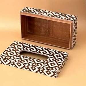 Servilletero de MDF de Estilo Contemporáneo 135 Ecológico y Duradero con Aspecto Moderno Anillos para Servilletas - Product Image 2