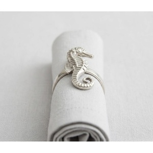 Anillos para Servilletas de Latón con Forma de Hoja de Helecho, Dorados, Metálicos, para Decoración de Mesa en Bodas, Banquetes y Hoteles, Venta al Por Mayor - Product Image 3