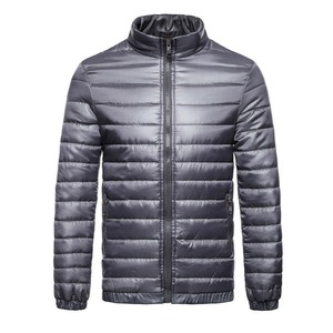 2025 Top Selling Men's Casual Puffer <b>Jackets</b> Streetwear Baseball Style with Heated Feature Regular Sleeves 100% Polyester - Product Image 1