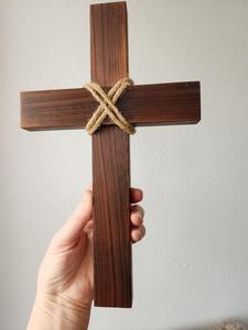 Wooden <b>Desk</b> Cross Decor - Product Image 5