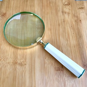 High Quality Handcrafted <b>Microscope</b> Magnifying Glass with Natural Horn Handle for Reading Crafts Inspection OEM Customizable - Product Image 1
