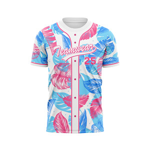Maillot de baseball vintage personnalisé Miami entièrement personnalisable pour équipes, pull-over imprimé par sublimation en Spandex/Polyester respirant et sans couture - Product Image 5