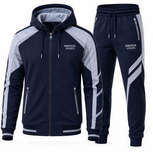 360 GSM 100% Cotton Fleece Waterproof Lightweight Winter Casual Hooded <b>Pink</b> Solid <b>Tracksuit</b> Pullover Hoodie Wide Leg Pants - Product Image 6