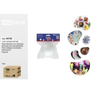 Palline in Polifoam POREX da 9CM per Artigianato - Product Image 1