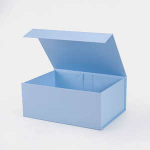 Wholesale A5 Magnetic Closure <b>Gift</b> <b>Box</b> Deep <b>Black</b> Glossy Rigid Packaging <b>Box</b> for Luxury <b>Gift</b> Packaging Custom Logo - Product Image 4