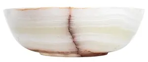 Cuenco de ónix que une la artesanía antigua de la piedra con lo moderno. Estos cuencos se utilizan para servir frutas. Precio al por mayor. - Product Image 4
