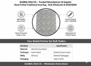 Tapis d'intérieur gris à motif floral avec bordure traditionnelle pour salon, chambre et décoration intérieure - Product Image 6